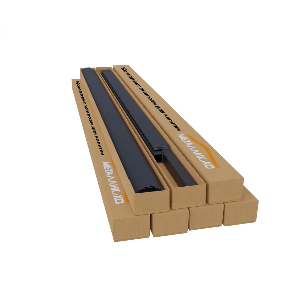 Комплект еврожалюзи для калитки Кавказ 1x2 м коричневый/бежевый Santreyd STLM-2033289 - Вид №4