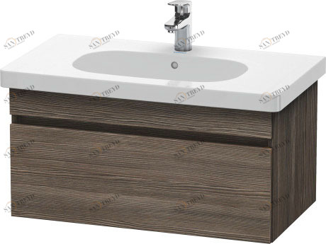 DS638405151 DuraStyle Тумбочка подвесная Сосна коричневая, декор Duravit