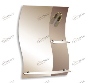 Зеркало Баунти с фонарем 750х530 Баунти МИР ЗЕРКАЛ 2322440