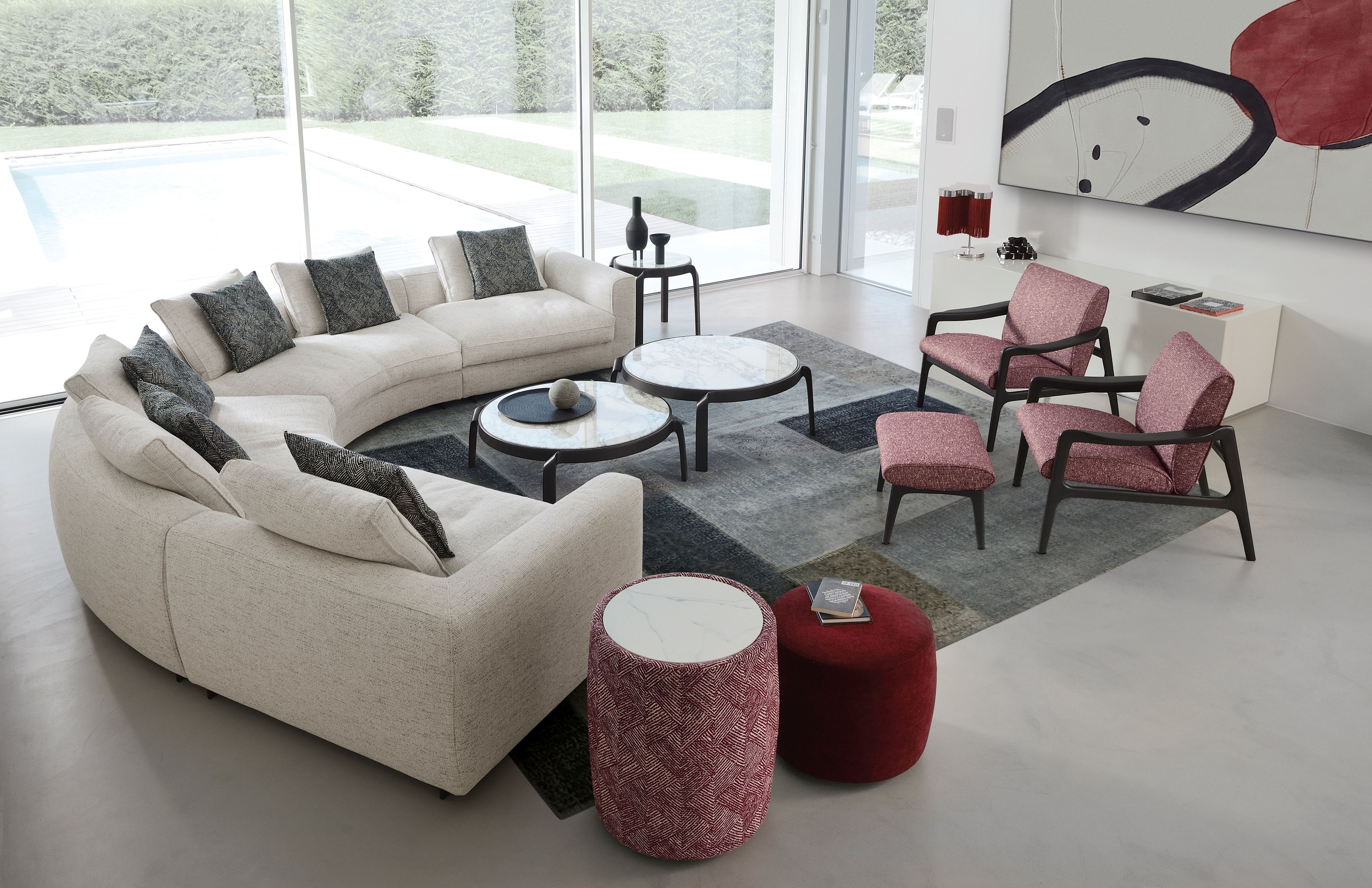 5-местный изогнутый диван CTS SALOTTI Capetown ARCH-00149277 - Вид №3