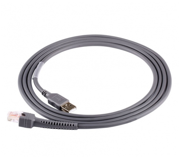 CBA-U21-S07ZBR Cable - shielded usb: series a connector, 7ft. (2.1m), straight Zebra Santreyd 