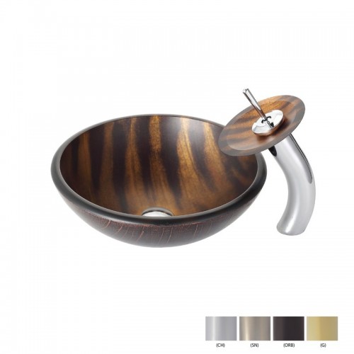 C-GV695-19mm-KGW1700 Накладная раковина на столешницу  прямоугольная Krausru  - Вид №1