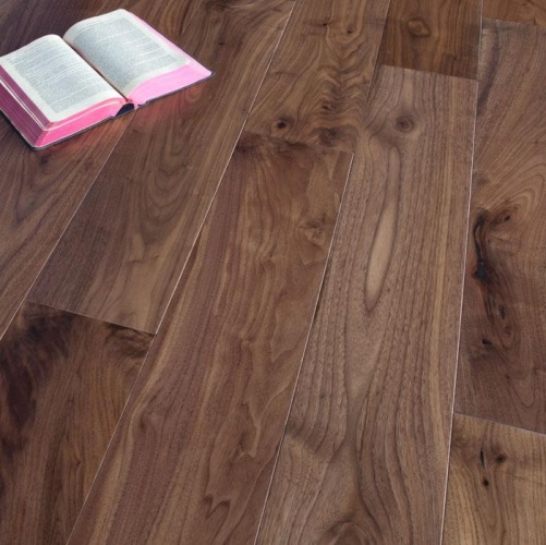 Массивная доска Magestik floor Под лаком (экзотика) (300-1820)x125x18мм Орех американский Натур (Гладкая) 300-1820х125 мм MGK Magestic floor 2600300141 - Вид №4
