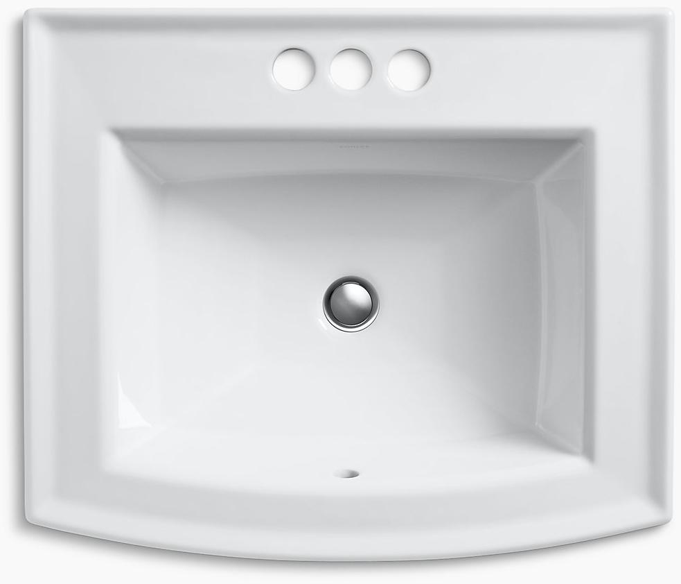 K-2356-4-G9 Накладная раковина на столешницу  прямоугольная Kohler  - Вид №2