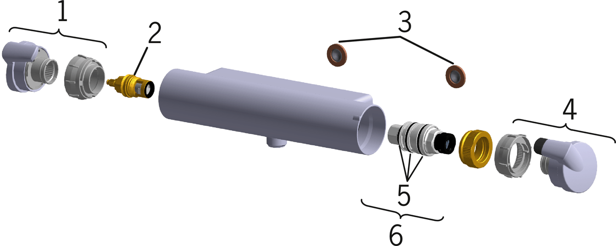 Oras 7160 Смеситель для душа 7160 Optima Хром  - Вид №6