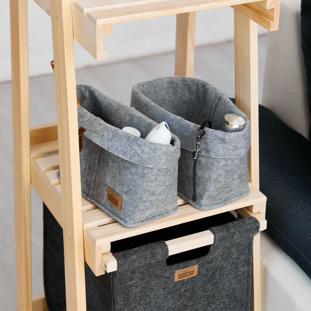 Корзинка квадратная Elegance 28x24x28 см 3 шт Santreyd нет STLM-2099322 - Вид №3