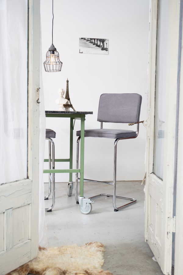 Стул барный Ridge Vintage серый Zuiver 1500027 - Вид №1