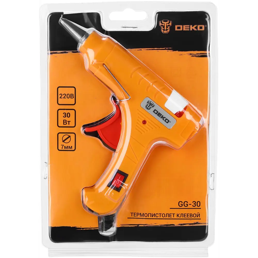 Термоклеевой пистолет DEKO GG-30 с комплектом стержней 89408380 STLM-1575854 - Вид №4