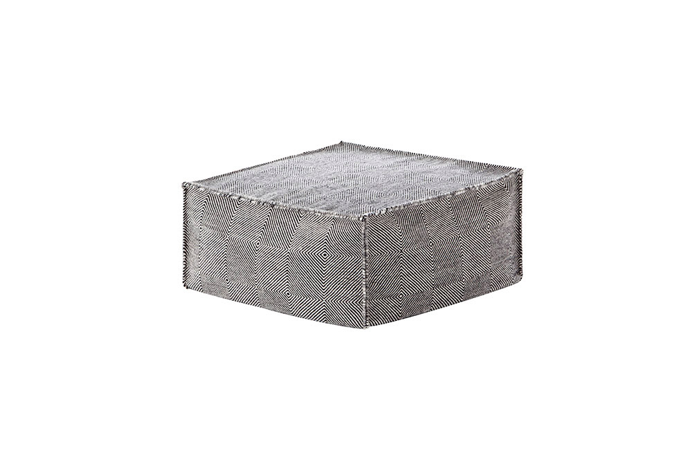 028978 Пуф квадратный Black GAN Sail