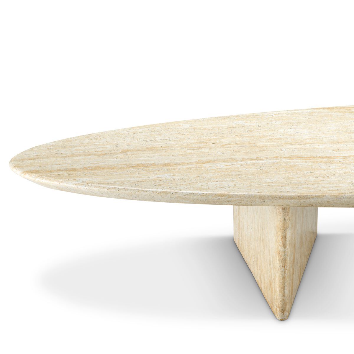 Бетонный овальный садовый столик Eichholtz AURORE ARCH-00095775 - Вид №1