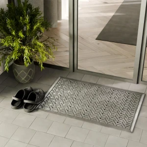 Коврик Inspire для улицы резина COTIA 60x90 см цвет черный 85077903 STLM-2005487