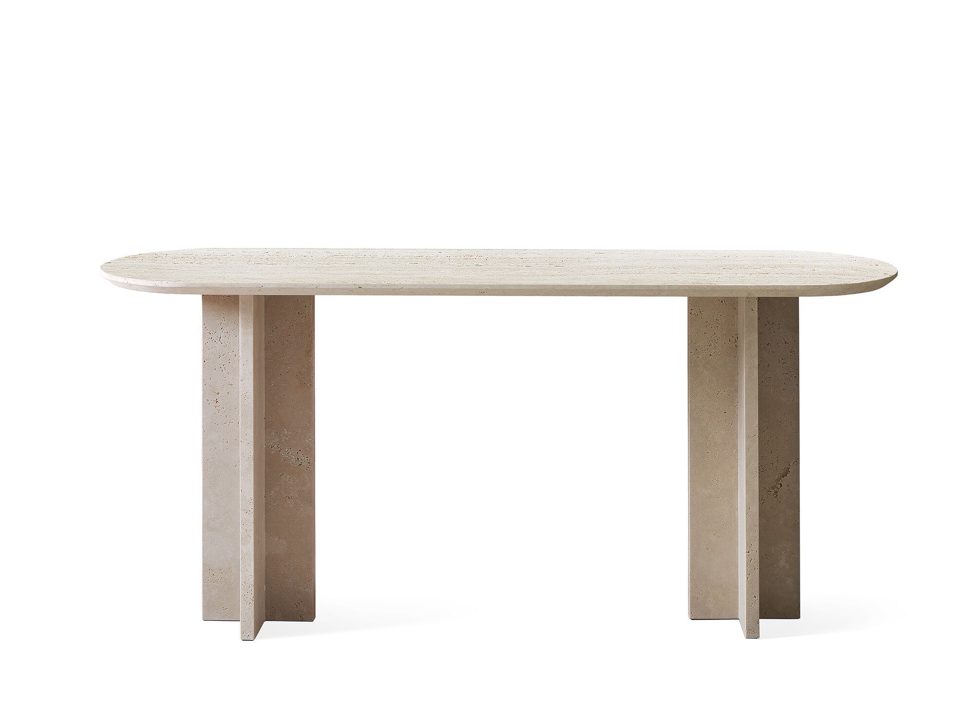 Травертиновый консольный стол Lando TIBUR ARCH-00054828