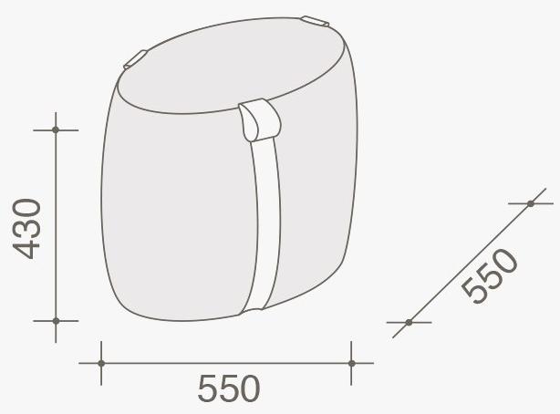 Lema Пуф из мягкой ткани sun-id-1427034 - Вид №5