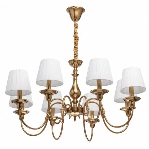 Подвесная люстра MW-Light Глория 2 328010408 белая MW-LIGHT ДИЗАЙНЕРСКИЕ, ГЛОРИЯ 186194 Белый