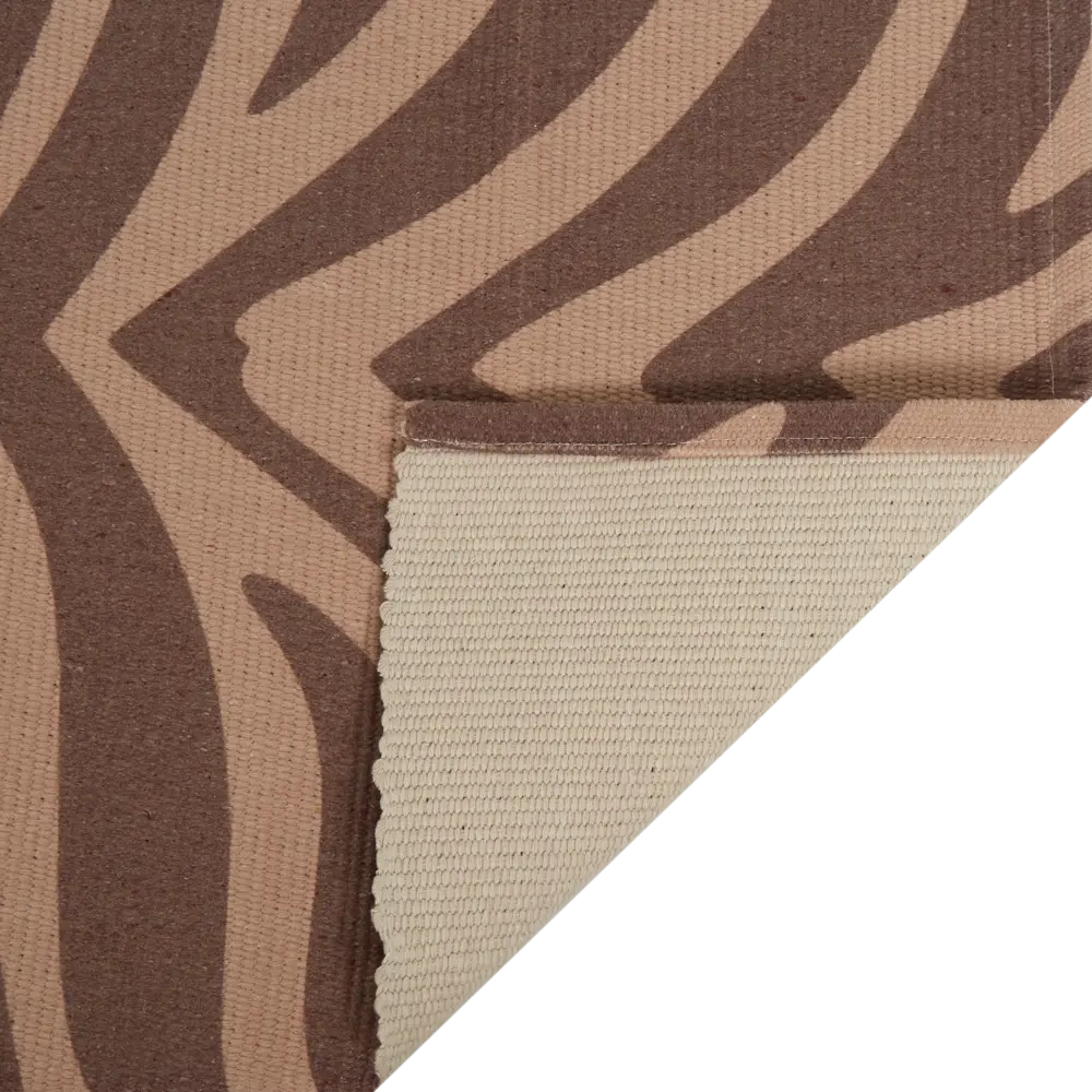 Коврик для ванной комнаты Animal 50х80 см бежевый/коричневый SWENSA STLM-2018585 - Вид №2