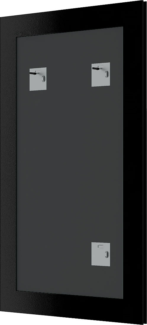 BY 3348 Зеркало в багетной раме - травленое серебро 99 mm EVOFORM Definite - Вид №1