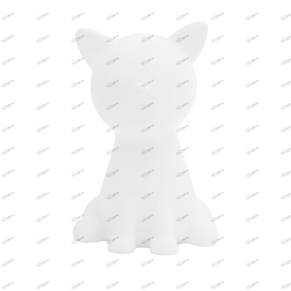 Ночник детский "Большой белый кот" LITTLE LOVELY COMPANY  281708 Белый Santreyd 