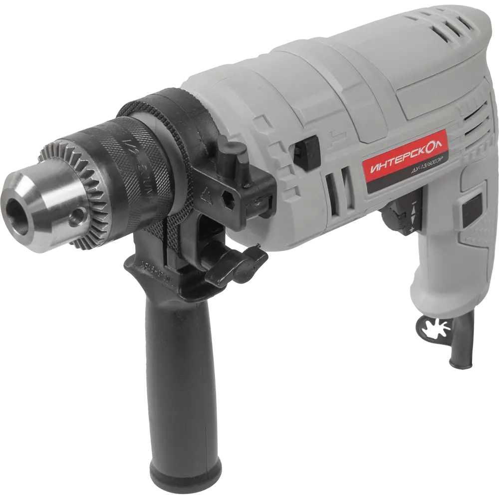 Дрель сетевая ударная Интерскол ДУ-13/600ЭР, 600 Вт STLM-2068493