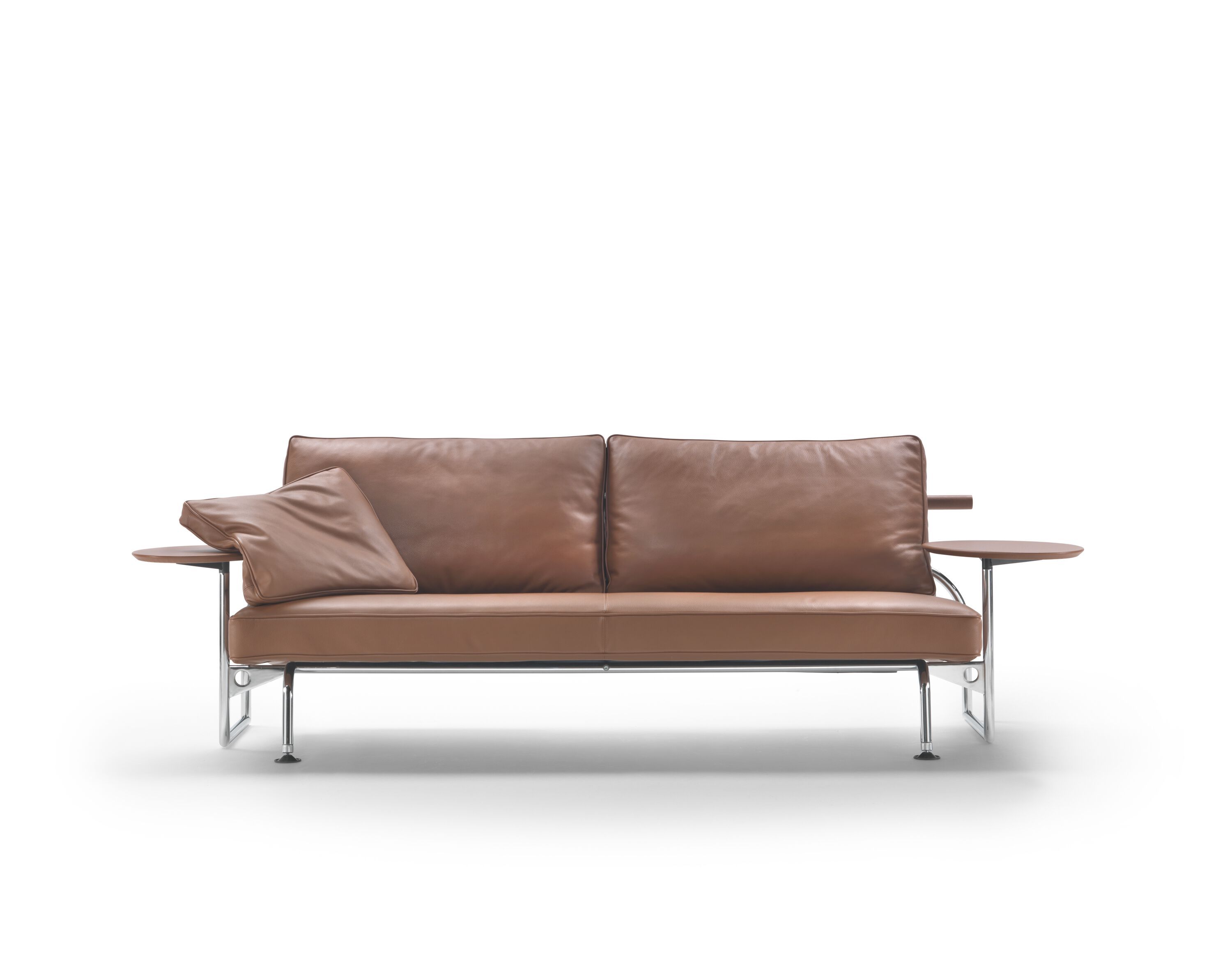 2-местный линейный диван Flexform имбирь ARCH-00151960 - Вид №1