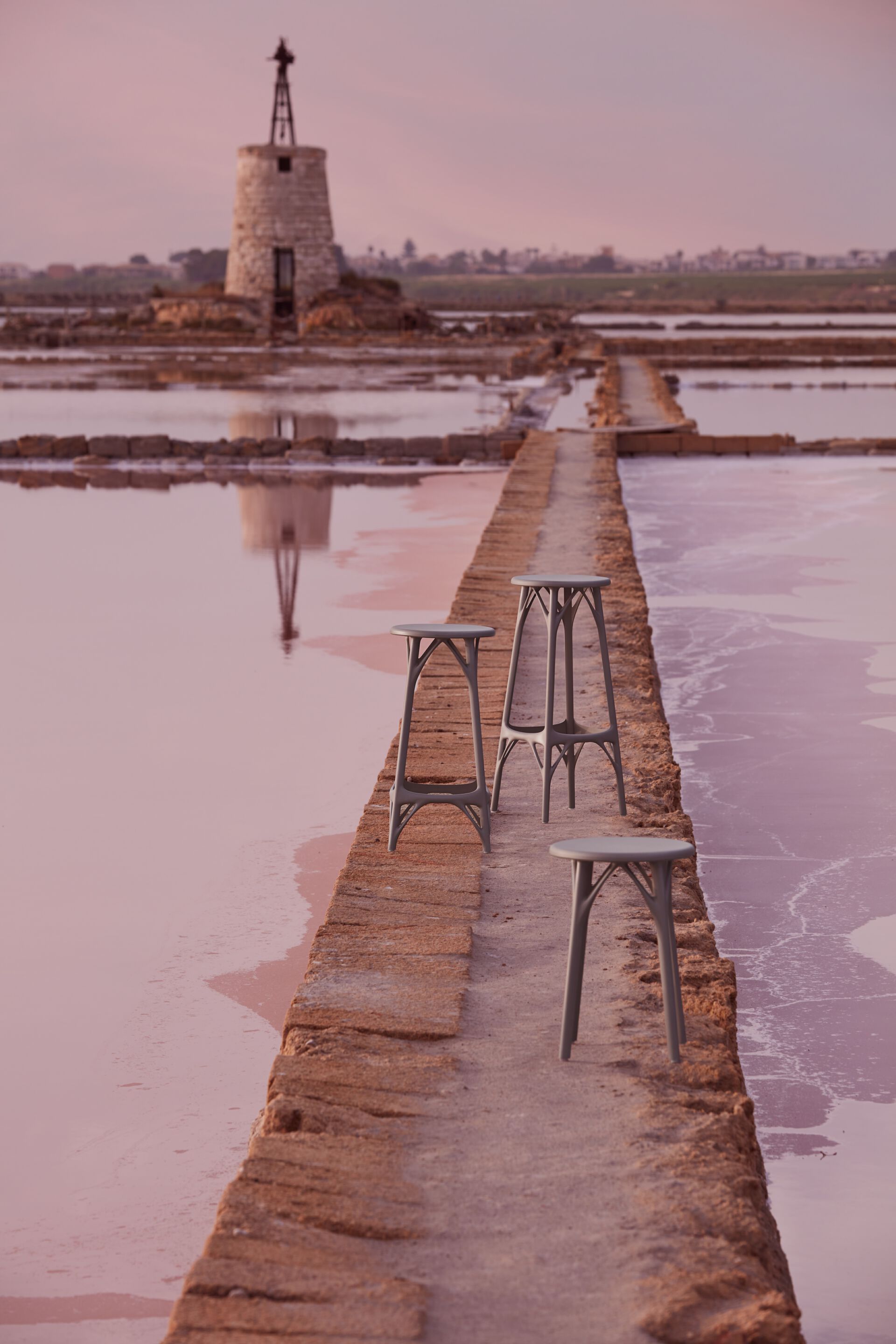 Сад рециркулированный инженерный пластик низкий стул Kartell A. I ARCH-00116626 - Вид №2