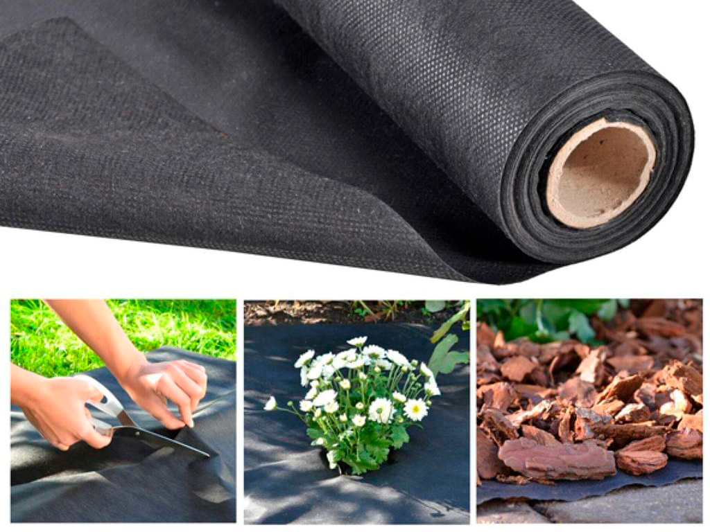 Геотекстиль 200 Строительный и садовый 1,6м x 25м ГеоПластБорд GPBST-107 - Вид №1