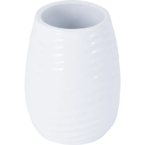 Стакан для зубных щёток настольный Brissen «Bosco» полирезина цвет белый