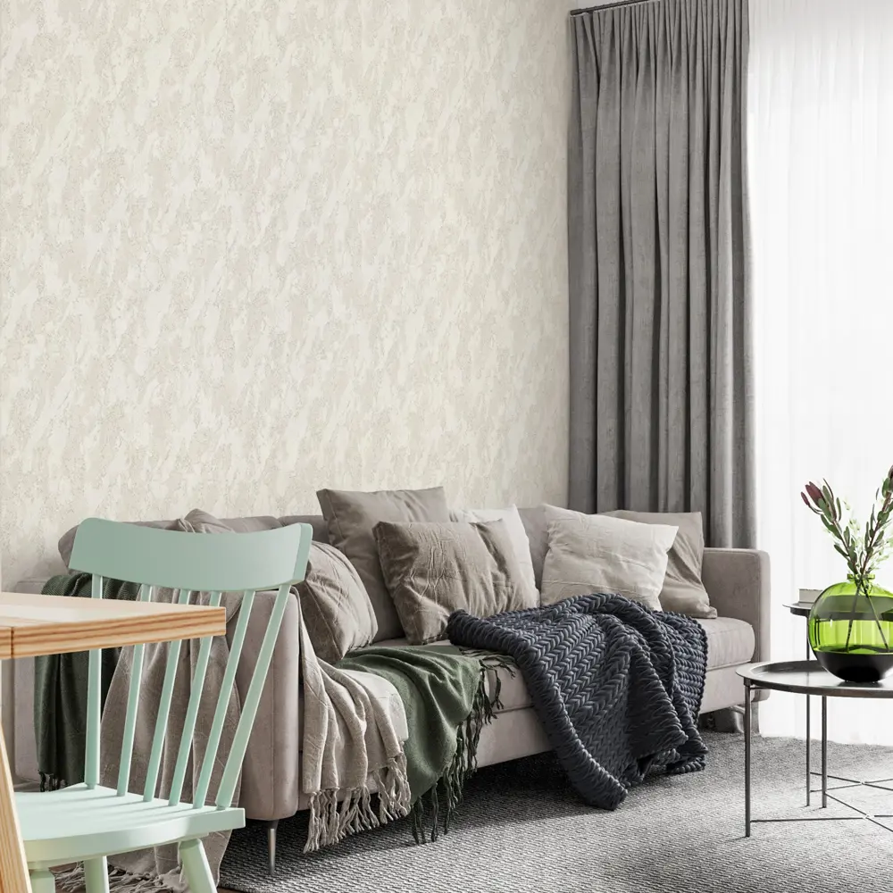 Обои флизелиновые Walldecor Марс темно-бежевые 1.06 м 75215-12 89358543 STLM-2112203 - Вид №3