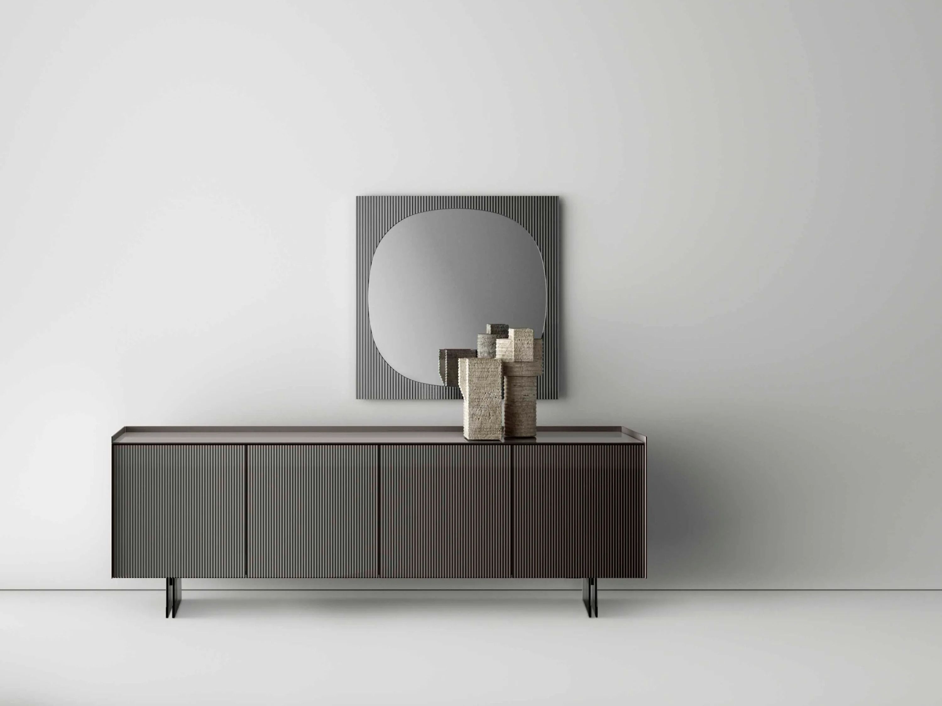 Стеклянный шкаф с распашными дверями Tonelli Design ATEREA ARCH-00015316 - Вид №1