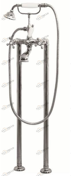 BLEU PROVENCE Напольный латунный смеситель для ванны с ручным душем Rubinetti per vasca Rv111