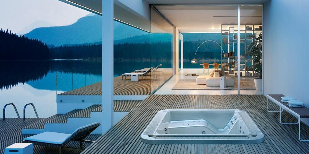 Домашний бассейн MySpa OF250/225 Glass1989 Overflow Spas SE00A1 - Вид №2