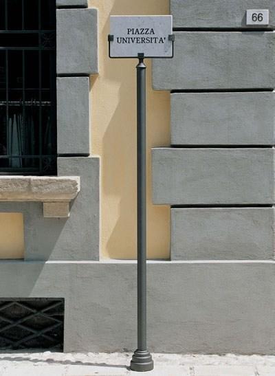 Neri Двухсторонний чугунный столб для информационного табло Melia 2254  - Вид №1