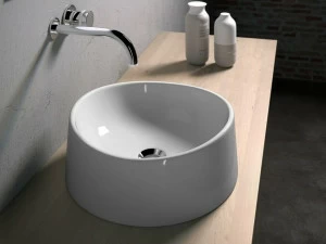 Lil4bon001 Накладная раковина на столешницу  овальная Olympia Ceramica LAVABI D'ARREDO