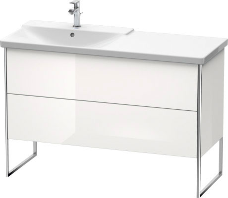 XS446604949 XSquare Тумбочка напольная Графит матовый, декор Duravit - Вид №2