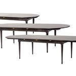 HT355 НОВИНКА D-концевой стол с повернутыми ножками ijlbrown  - Вид №9