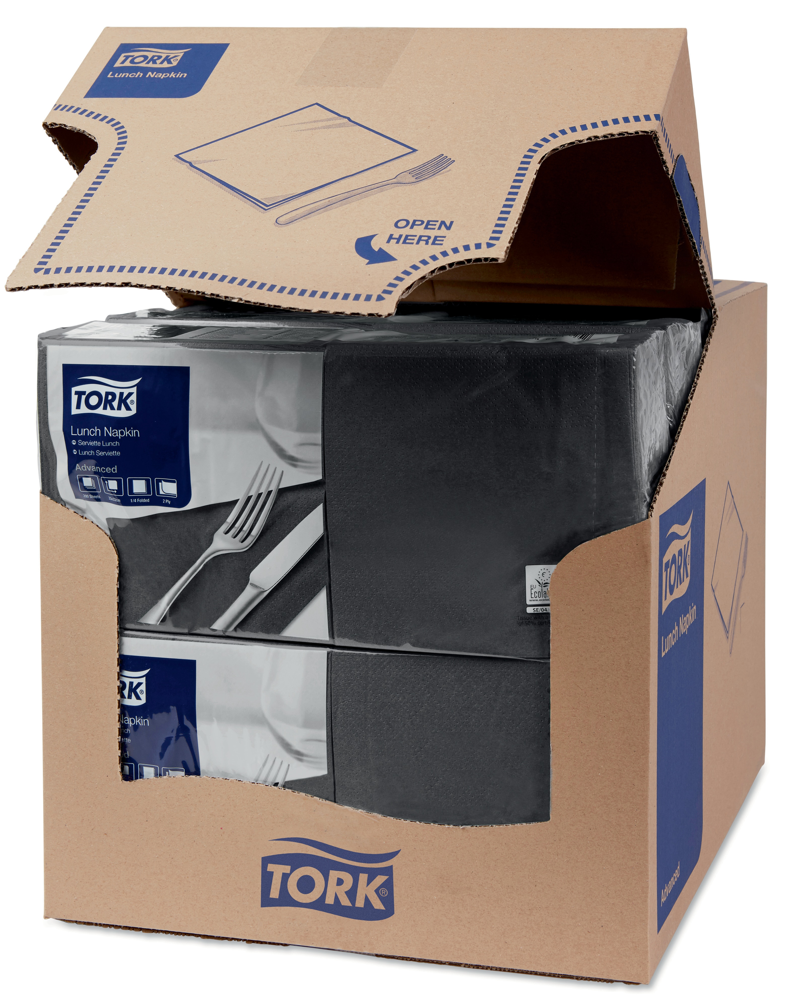 47714838 Черная салфетка Tork  - Вид №2
