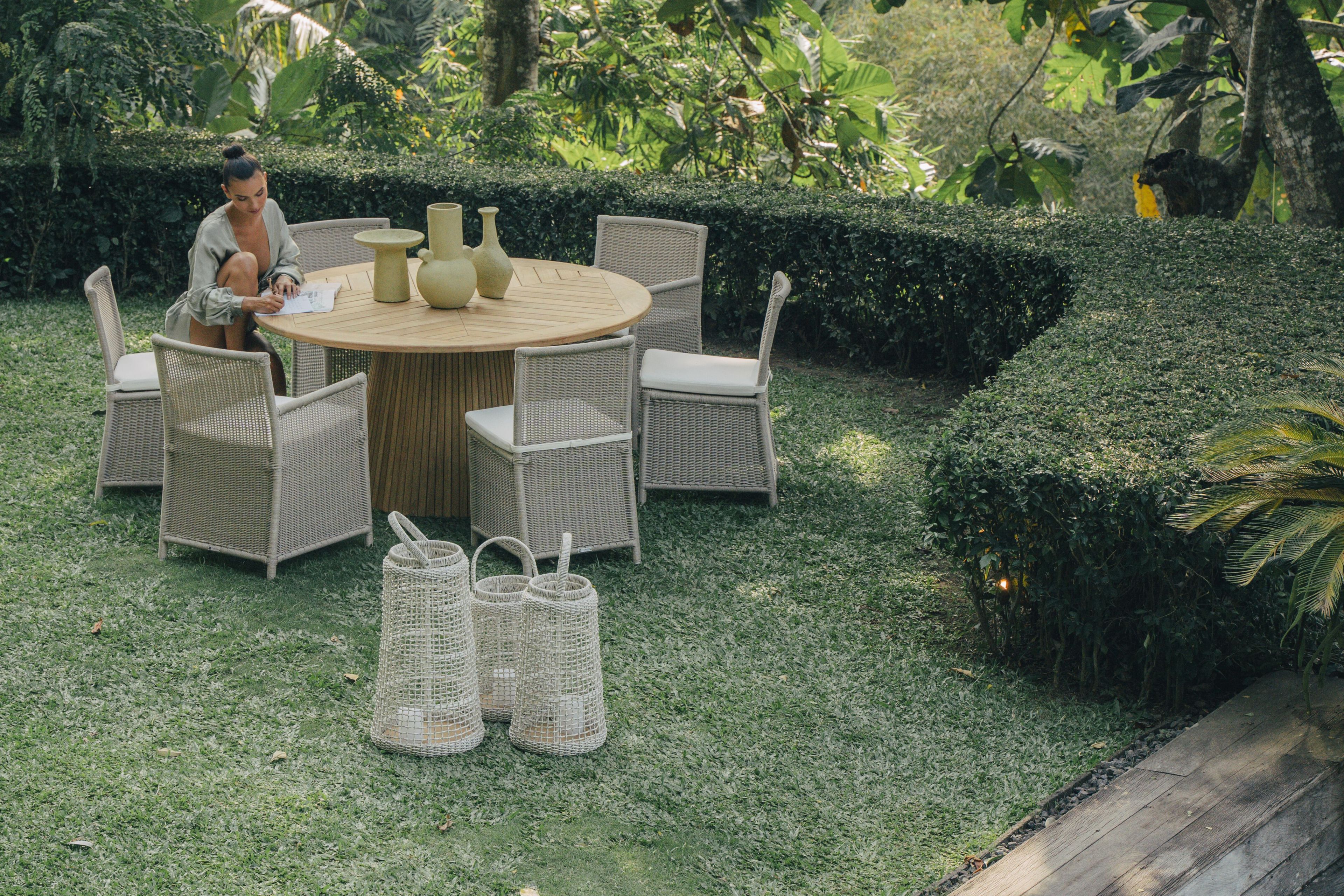 Круглый стол из тикового дерева cbdesign Tino ARCH-00117165 - Вид №8