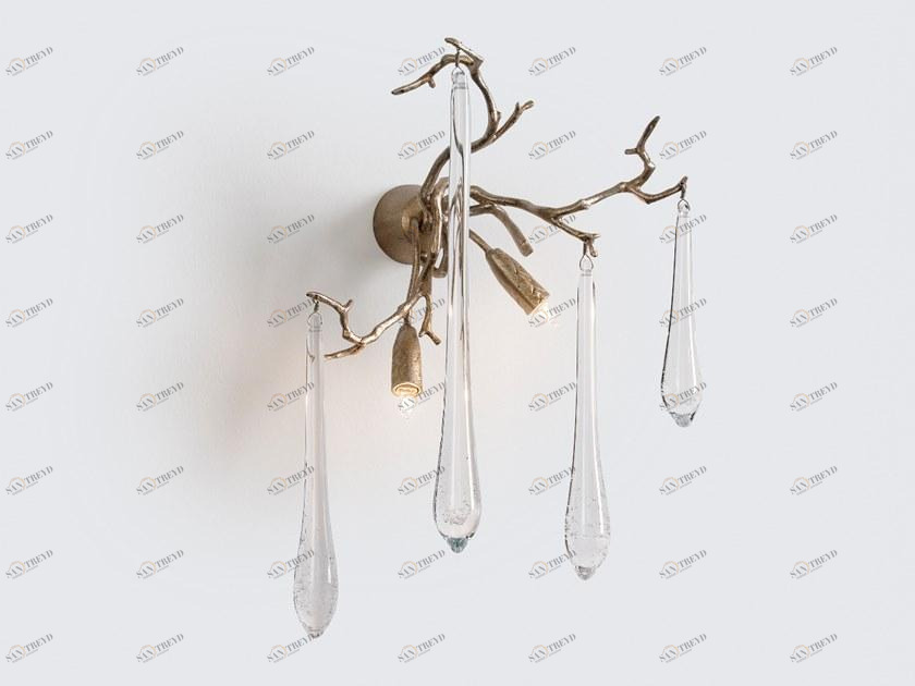 Serip Бра из бронзы ручной работы Aqua Ap1418/2