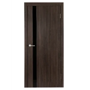 Дверь межкомнатная со стеклом Мирра 90x200 см Hardflex цвет дуб кастелло с замком и петлями 82672926 STLM-2032600