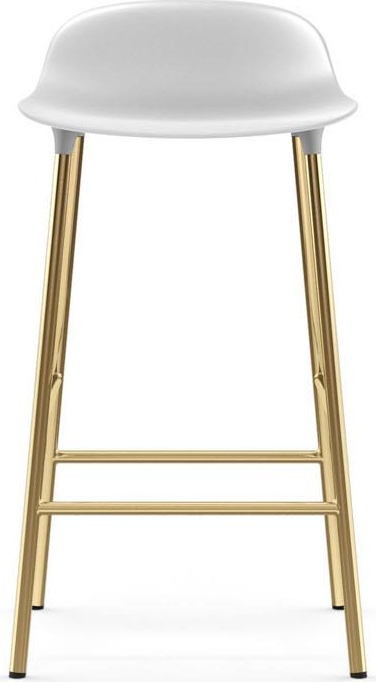 1400924 Barstool 65 cm Латунь Белый Normann Copenhagen Form - Вид №1