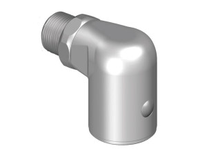 Клапан для газовых приборов с байонетным соединением для шлангов версия 90° для газовых приборов