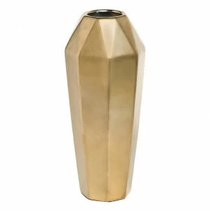 Ваза керамическая золотая 12x29 см GARDA DECOR ДИЗАЙНЕРСКИЕ 352249 Золото