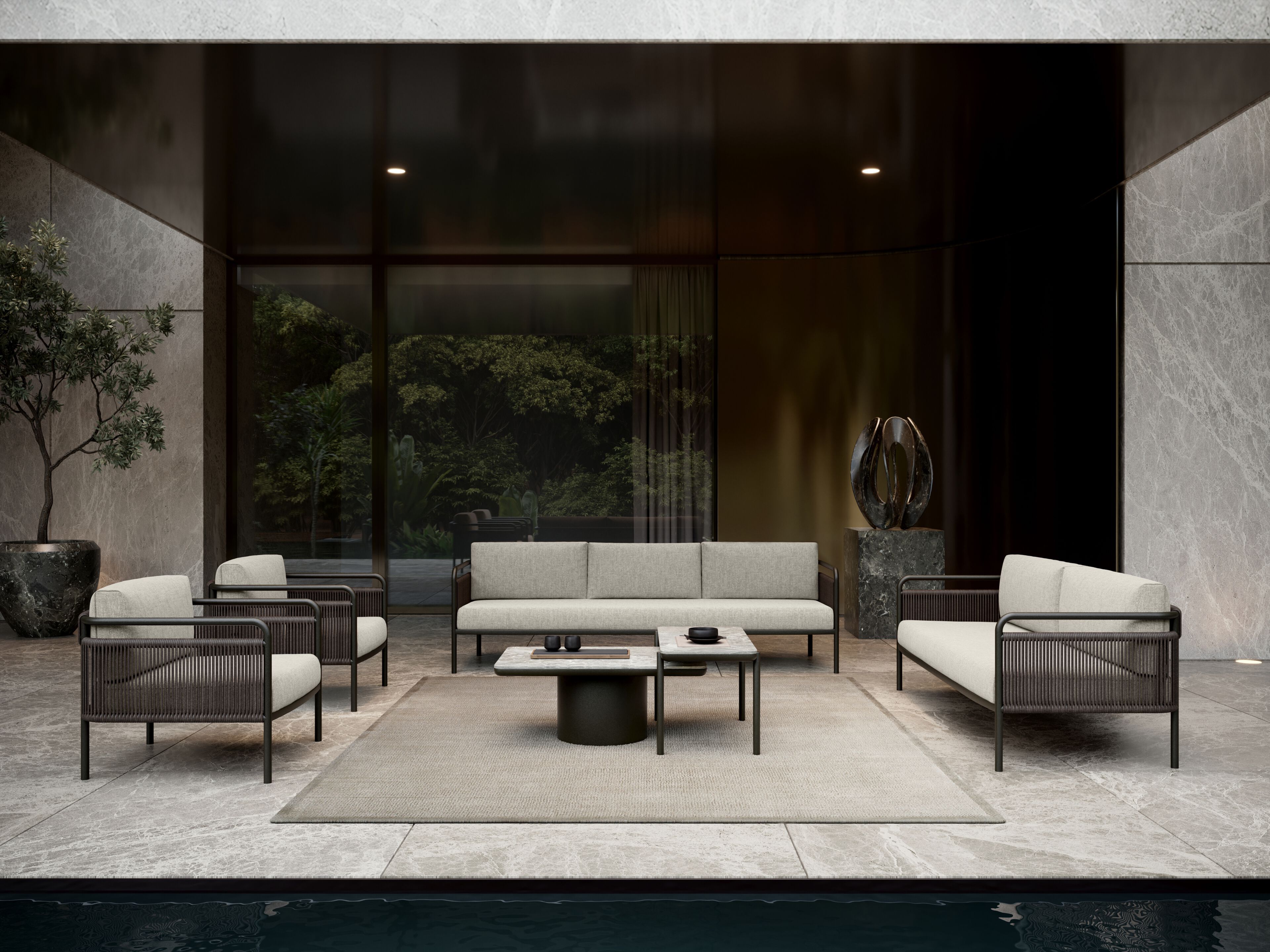 Алюминиевый низкий садовый столик SNOC ссылка ARCH-00092789 - Вид №4