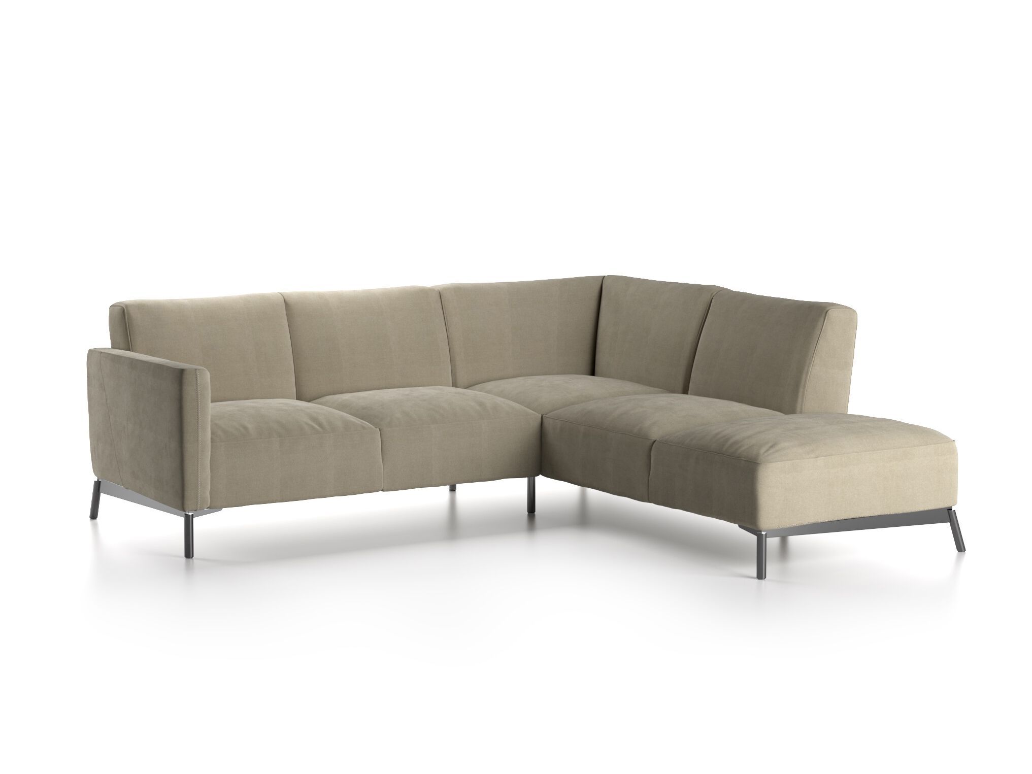 Угловой диван из ткани Natuzzi Italia стрейч ARCH-00008490