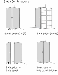 685681 Душевая дверь IFO Stella, дверца IFO Stella 800 левая - Вид №4