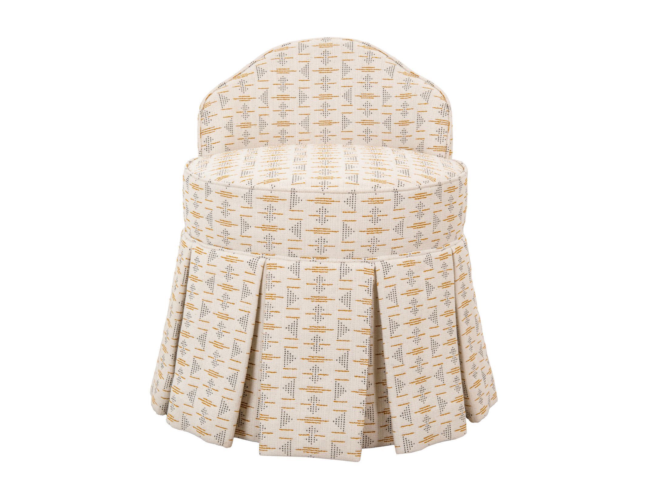 Круглый пуф из ткани Bellotti Ezio Charming ARCH-00050985 - Вид №2