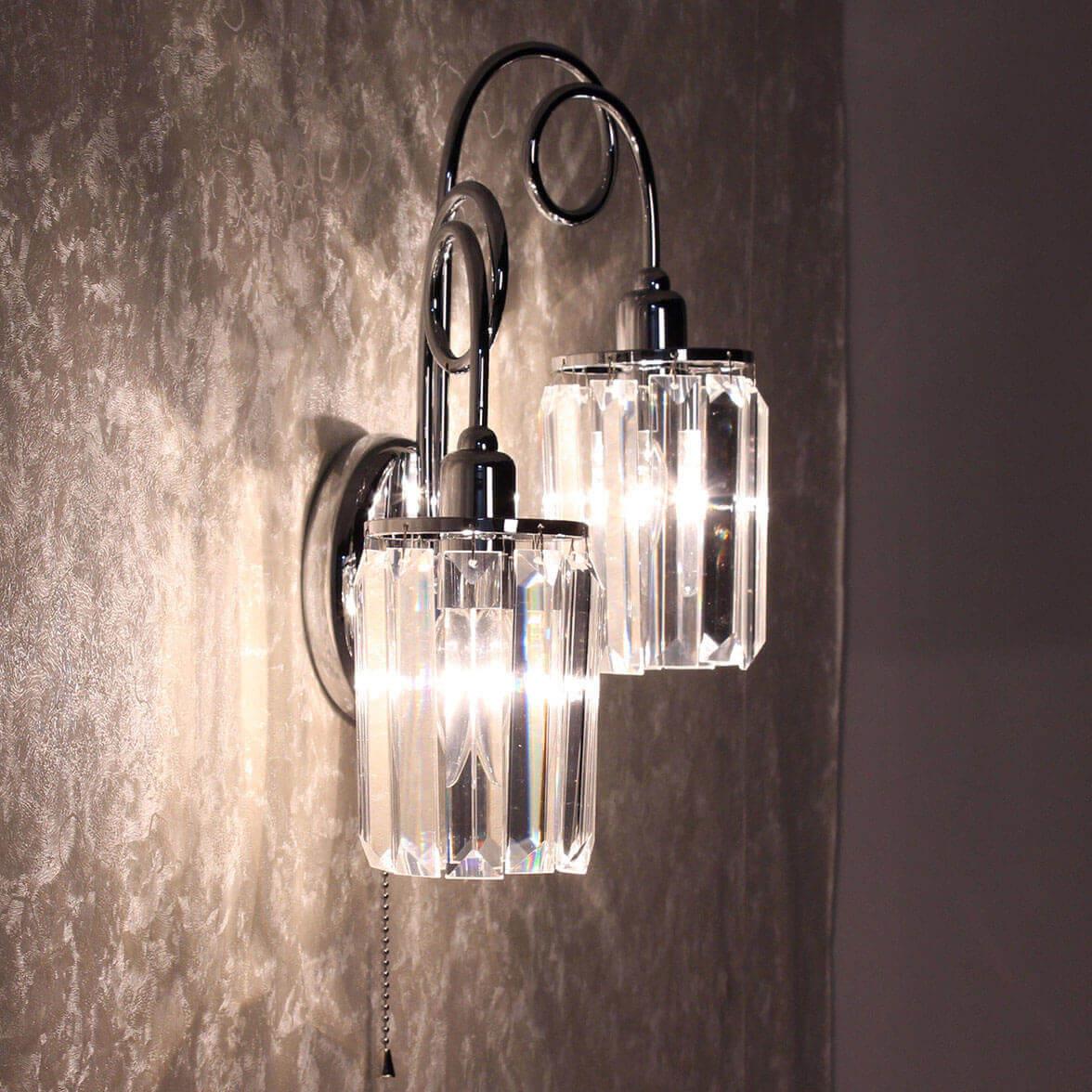 Бра настенное хром Citilux "Синди" CL330321 CITILUX СИНДИ ХРОМ 00-3931053 Хром  - Вид №1
