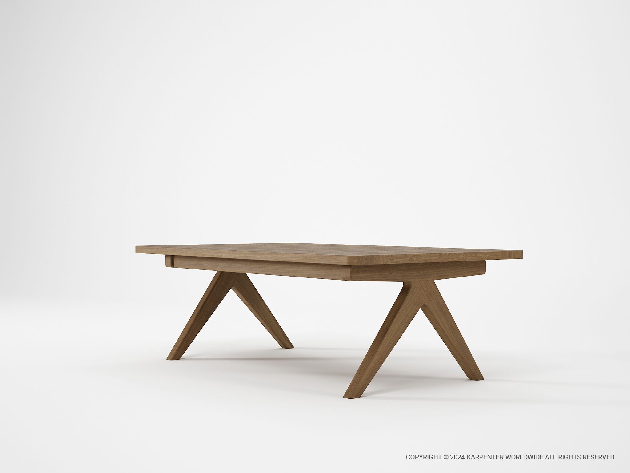 Прямоугольный стол из тикового дерева KARPENTER Tribute Outdoor ARCH-00049725 - Вид №1