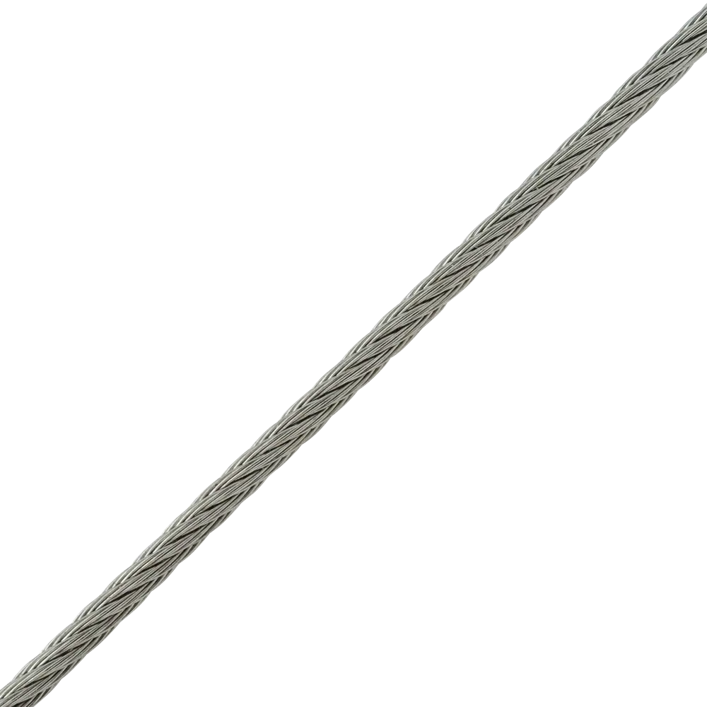 Трос Standers нержавеющая сталь А4 DIN 3055 2 мм цвет серебро 10 м/уп STLM-2176008