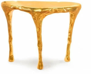 Scarlet Splendour Консоль-полумесяц из латуни Fools' gold