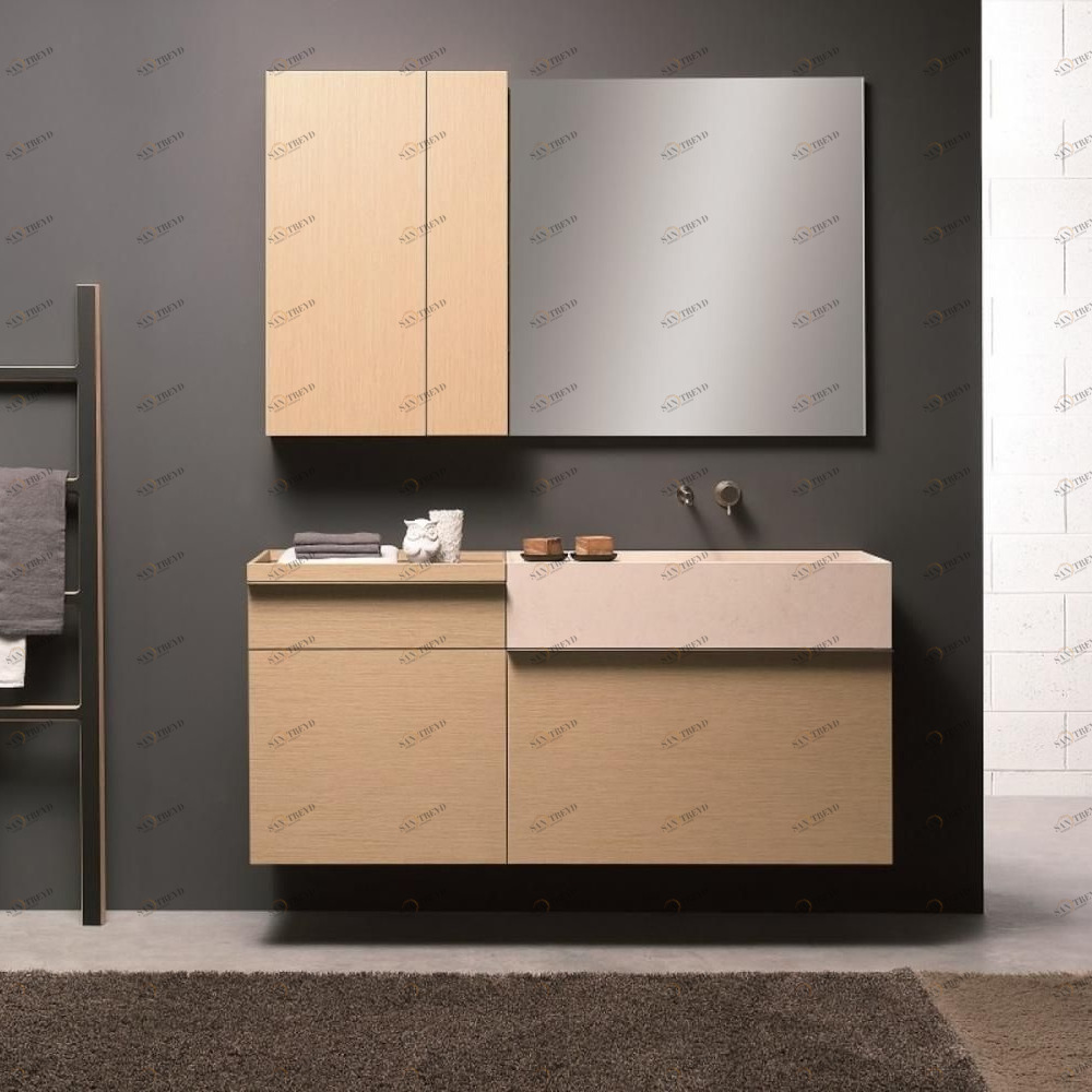 Toscoquattro Комплект мебели для ванной 02 PIANO дуб светлый 24A32LO09PN2